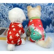 人気新作  クリスマス ペット服  ペット用品  小型犬服   犬服   猫犬兼用 可愛い 3色
