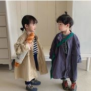 秋新作 韓国風子供服   トレンチコート  トップス   長袖    コート   男女兼用  2色