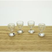 コップ  ワイングラス ミニチュア  デコパーツ  ドールハウス用  模型  モデル  置物  デコレーション