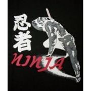 FJK 日本のTシャツ お土産 Tシャツ 忍者 黒 Lサイズ BA-13-L