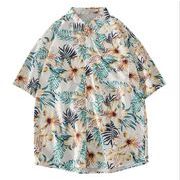 アロハシャツ メンズ 半袖 開襟  花柄 春 夏 カジュアル 上着 大きいサイズ