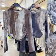 ファッション トップス ブラウス かわいい 長袖 薄い 日焼け対策