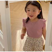 【SUMMER新発売】ベビー服 キッズ 女の子　韓国風子供服　短袖 トップス Tシャツ 上着