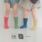 ins春秋  韓国風子供服   ベビー靴下   ソックス   キッズ   子供靴下   通気性があり  0 ~ 8歳  多色