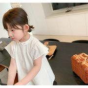 子供服 ワンピース キッズ 女の子 夏服 半袖ワンピース 刺繍 韓国子ども服 ベビー服