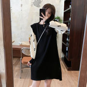 レディース　レジャーワンピース　ファッション韓国風　　秋新作パッチワークドレス
