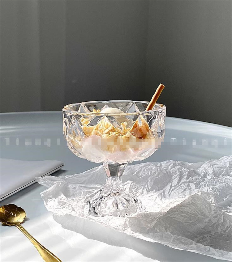 圧倒的な真実好評 菱角 アイスクリームカップ 果物すくい サラダ もち ミルクセーキ プリンカップ