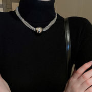 韓国　925シルバー   アクセサリー ネックレス  ハンドメイド ネックレス  セーターネックレス