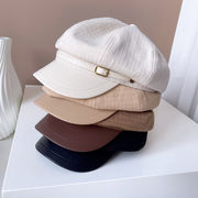 帽子　キャスケット　ツイード　韓国ファッション　レディース　デザイン