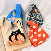 バッグ ニット トートバッグ エコバッグ ハンドバッグ ニットバッグ レディース ミニバッグ プレゼント