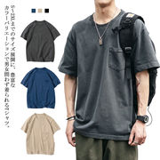 【送料無料】 Tシャツ メンズ レディース 半袖 カップル ポケットT ビッグシルエット