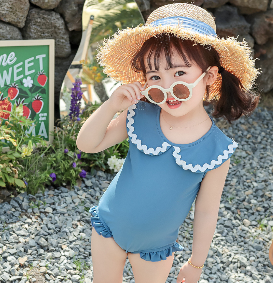 子供 水着 女の子 キッズ 水着 学校 保育園 幼稚園 かわいい INS 韓国風 子供服