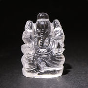 ヒマラヤ水晶 ガネーシャ 彫り物 小 15.5g インド ネパール産 【 一点物 】 天然石 パワーストーン