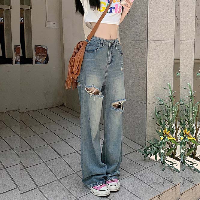 【2023夏新作】韓国風レディース服　夏　着痩せ　レディース　おしゃれ　ロングパンツ　パンツ