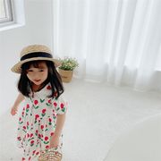 子供服 ワンピース キッズ 女の子 夏服 半袖 花柄ワンピース 韓国子ども服 子供ドレス ベビー服