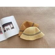 夏　帽子　ビーチハット　ニット日焼け止めキャップ　日よけ帽　紫外線対策　2色