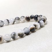 ブレス　イジェン水晶（柄有）　丸　約6mm　インドネシア産　浄化　魔除け　エネルギーチャージ