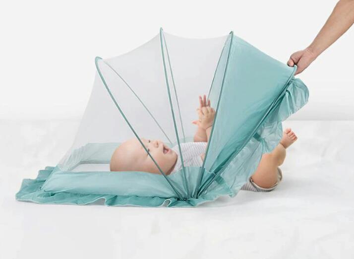 ベビー蚊帳 赤ちゃん蚊帳 カヤ ベビーベッド ベビー 折り畳み  蚊よけ 虫よけ 風よけ 猫対策