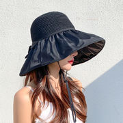 帽子 レディース 紫外線カット UVカット 日よけ帽子 麦わら つば広 ハット アウトドア 紫外線対策