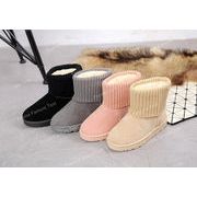 新しいファッション秋冬マーティンブーツ厚手のヒールスノーブーツ快適なショートブーツ★裏毛付き