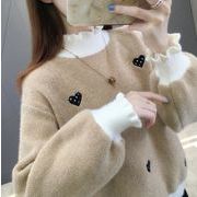 秋冬新作　ニット レディース  ニットセーター  ゆったり トップス