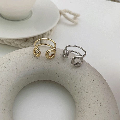 【大人風】金アレ対応素材　S925コーティング silverring   リング 　ピン型  指輪