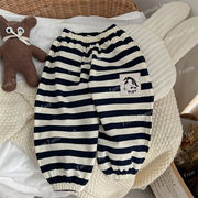 スポーツパンツ、カジュアルパンツ、パンツ、子供服、男の子、ストライプパンツ