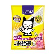 [ライオン商事]ペットキレイ ニオイをとる砂 フローラルソープの香り 5L