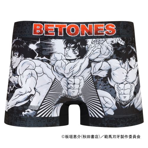 BETONES範馬刀牙BAKI001-1-BLACK