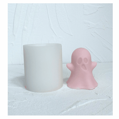 新品 石鹸ローソク アロマキャンドル バスボール素材 レジン枠シリコンモールド ハロウィン 幽霊 蝋燭