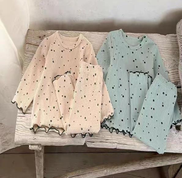 INS新作 韓国風子供服 長袖+パンツ2点セット ベビー服 キッズ服 シャツ