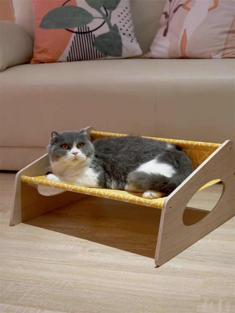 安価な！ 実木猫ハンモック  ペット用品 中型ペット小屋 ペットベッド 友達へのプレゼント 猫小屋