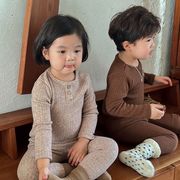 【2023秋新作】韓国風子供服 女の子男の子  長袖 ルームウエア　セットアップ