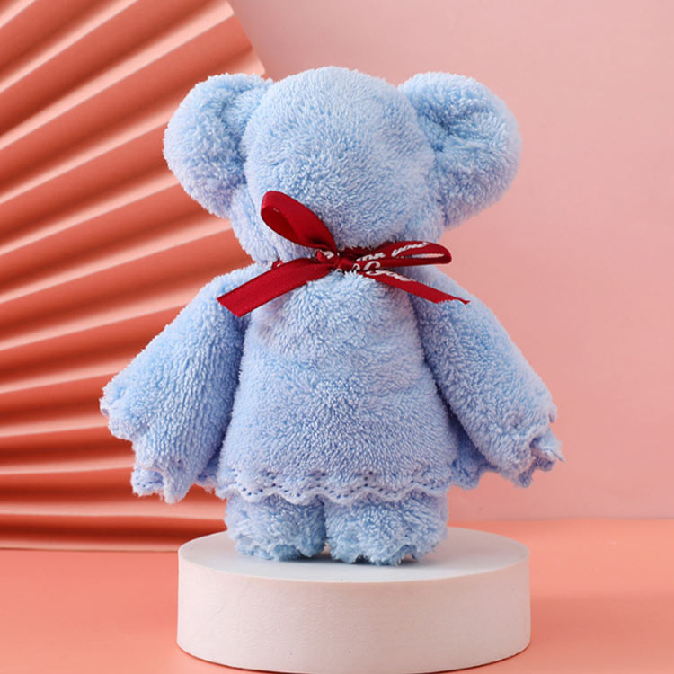 タオルベア 10枚セット タオルギフト かわいい くま クマ 熊 タオル