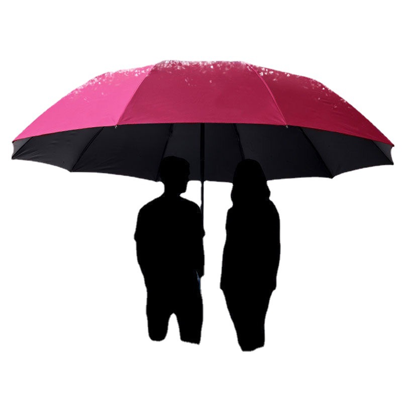 大型傘 3人用 大型 男女兼用 晴雨兼用 拡大強化学生折りたたみ 厚みのある日傘男女兼用大型傘、大