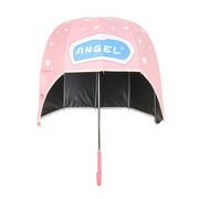 クリエイティブ超かわいいサニー傘小説ヘルメット帽子傘抗紫外線子供用傘創造的な超かわいい晴雨兼用傘ノ