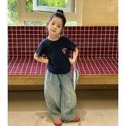 2025 夏新作  韓国風子供服  ベビー服   スラックス  ボトムス  デニム   ズボン   ジーンズ or Tシャツ