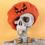 ハロウィン  Halloween  レディース キャップ  帽子   ハット   ベレー帽  カボチャ  12色