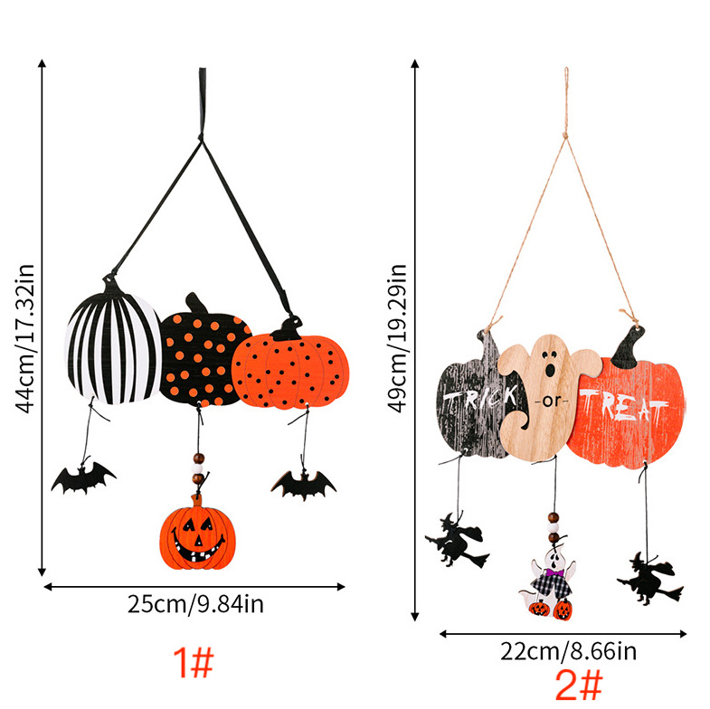2種】ハロウィンオーナメント 紐付き 幽霊 水玉 壁飾り デコレーション
