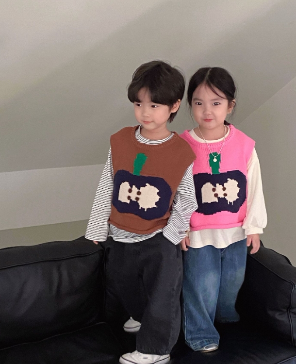 韓国子供服 セットアップ  厚くします長袖トップス  ベストセーター着  ベビー服 キッズ 男女兼用90-140cm