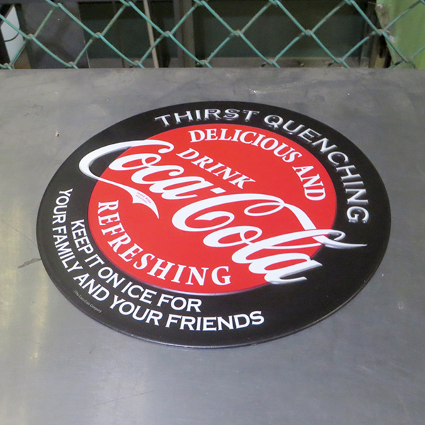 Coca Cola コカコーラ 看板 エンボス メタルサイン COCA COLA