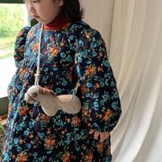 【2023秋新作】韓国風子供服 キッズ 女の子 かわいい ワンピース インナーシャツ　
