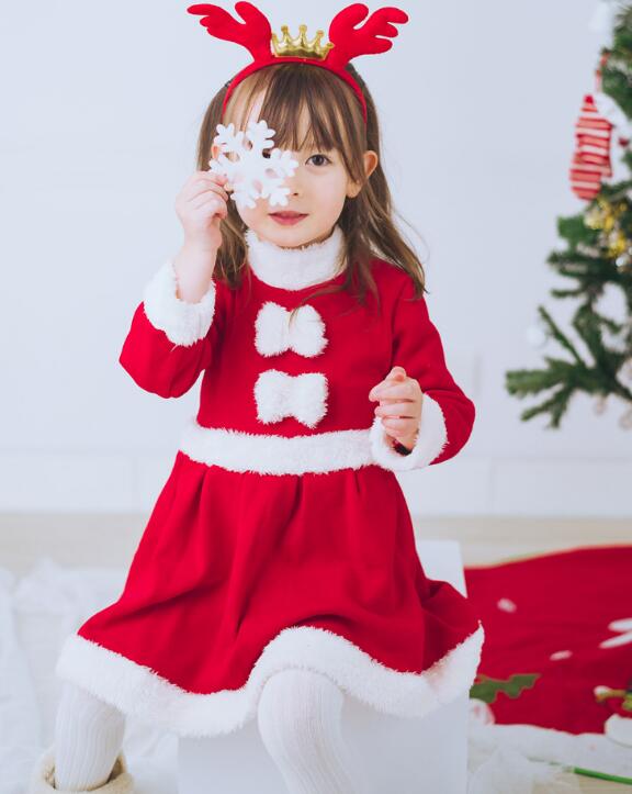 サンタクロース サンタ服 女の子 キッズ サンタコスプレ クリスマス衣装 ワンピース