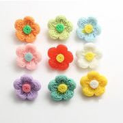 DIYパーツ 手作り素材 ハンドメイド ボタン 服のボタン かわいい花 手芸 カラフル