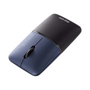 サンワサプライ 静音BluetoothブルーLEDマウス SLIMO (充電式) MA-B
