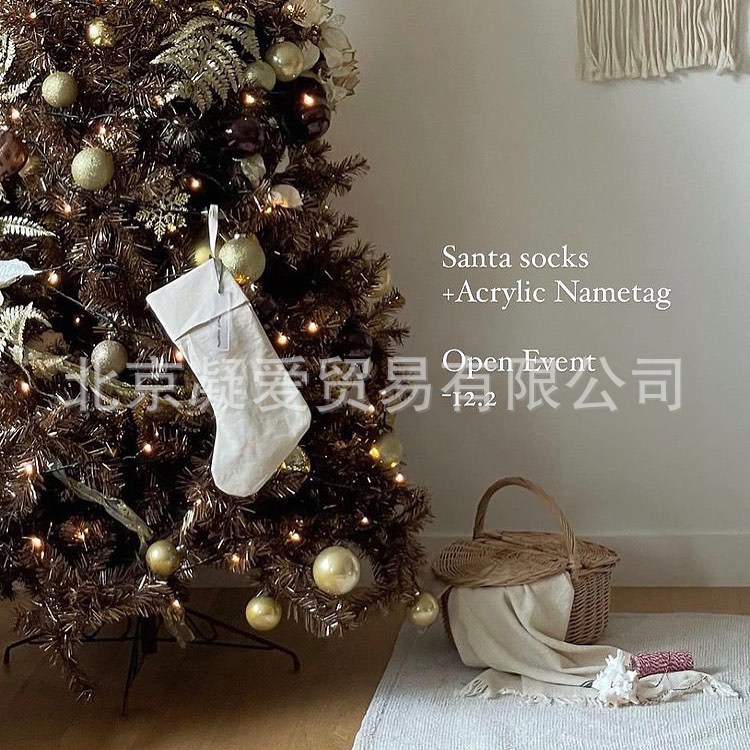 INS新作 クリスマス  麻布  アクリル  靴下  贈り物の袋  飾りをつける  パーティー用品  写真用品
