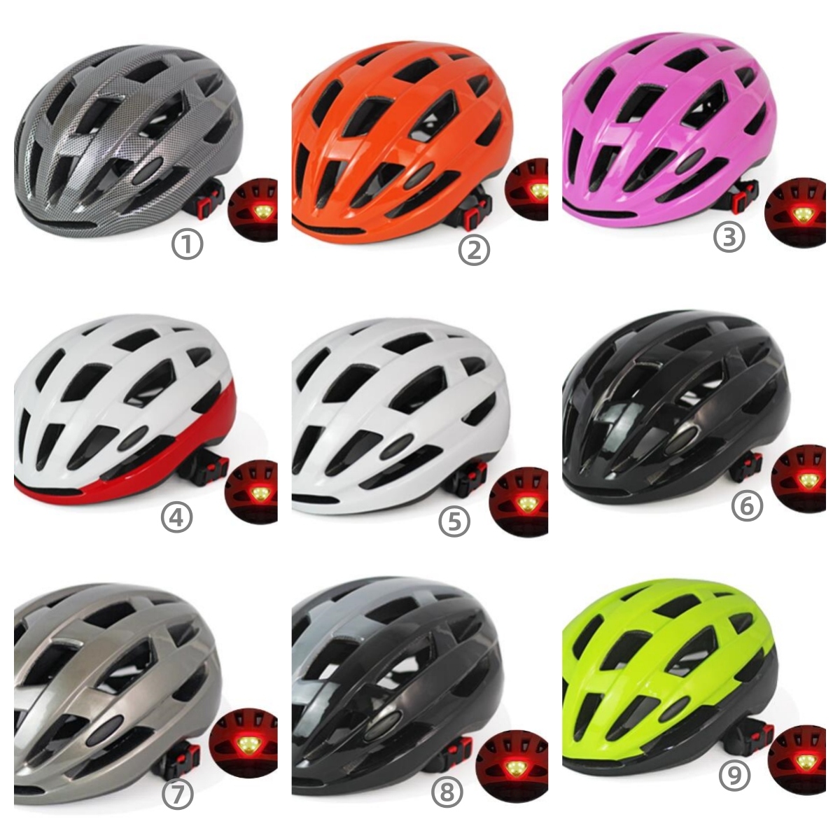 サイクルウェア　ヘルメット 自転車用 自転車ヘルメット　男女兼用　10色
