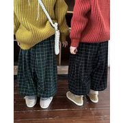 2023秋冬新作レディーストップス 男女兼用子供服 裹起毛 ボトムス　ロングパンツ ズボン パンツ