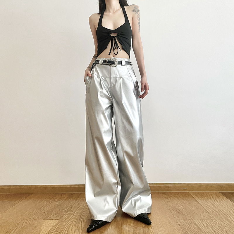 Cider◆ハイウエスト◆ストレートレッグ◆パンツ◆ベルト付 YC3190-1005.jpg