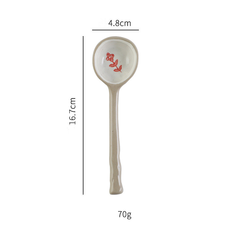 かわいい スプーン 家庭用 陶磁器食器 スープ ご飯スプーン デザート